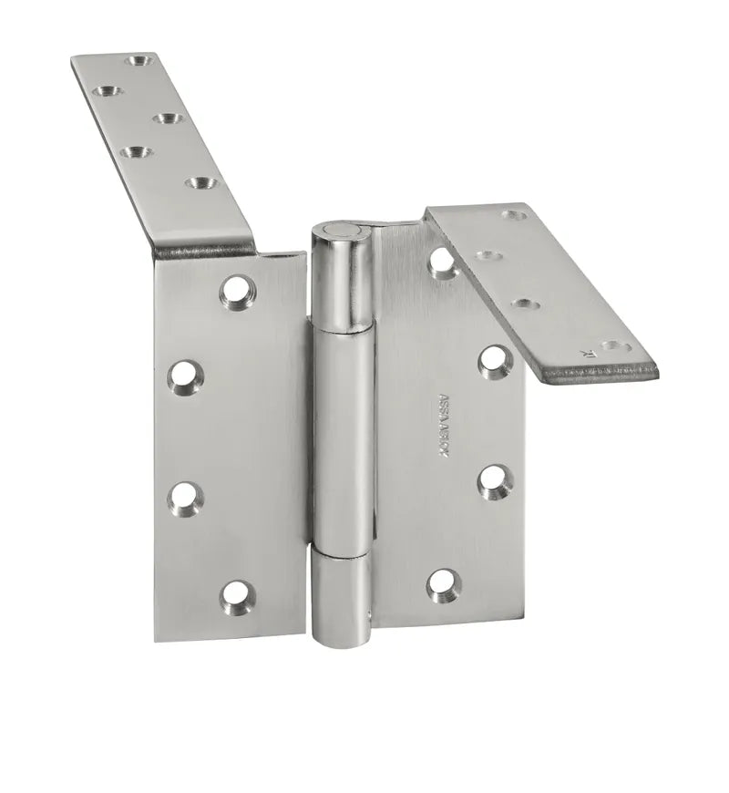 McKinney TA792 Steel Heavy Weight Full Mortise Three Knuckle Anchor Hinge Set: Surface Applied Door Closers