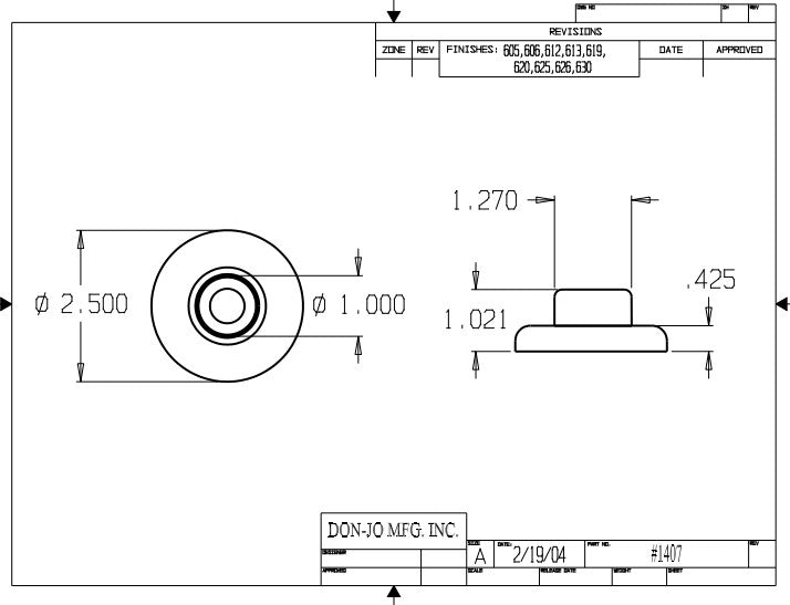 Don-Jo 1407 Wall Bumper