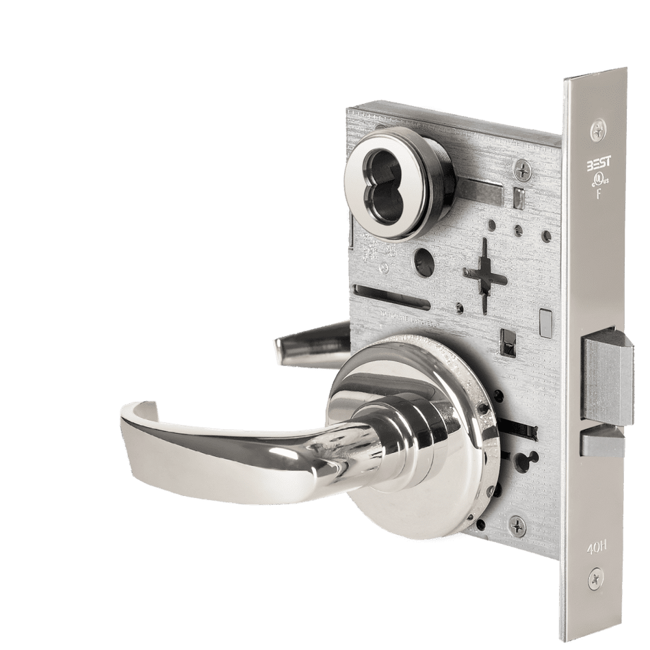45H-7-BA Office Deadbolt Function Mortise Lock Single Keyed