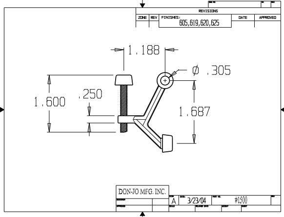 Don-Jo 1500 Hinge Pin Stop