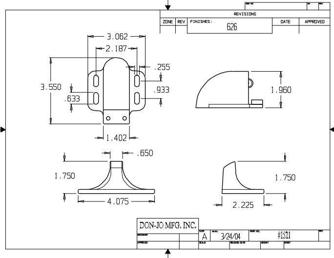 Don-Jo 1521 Door Holder