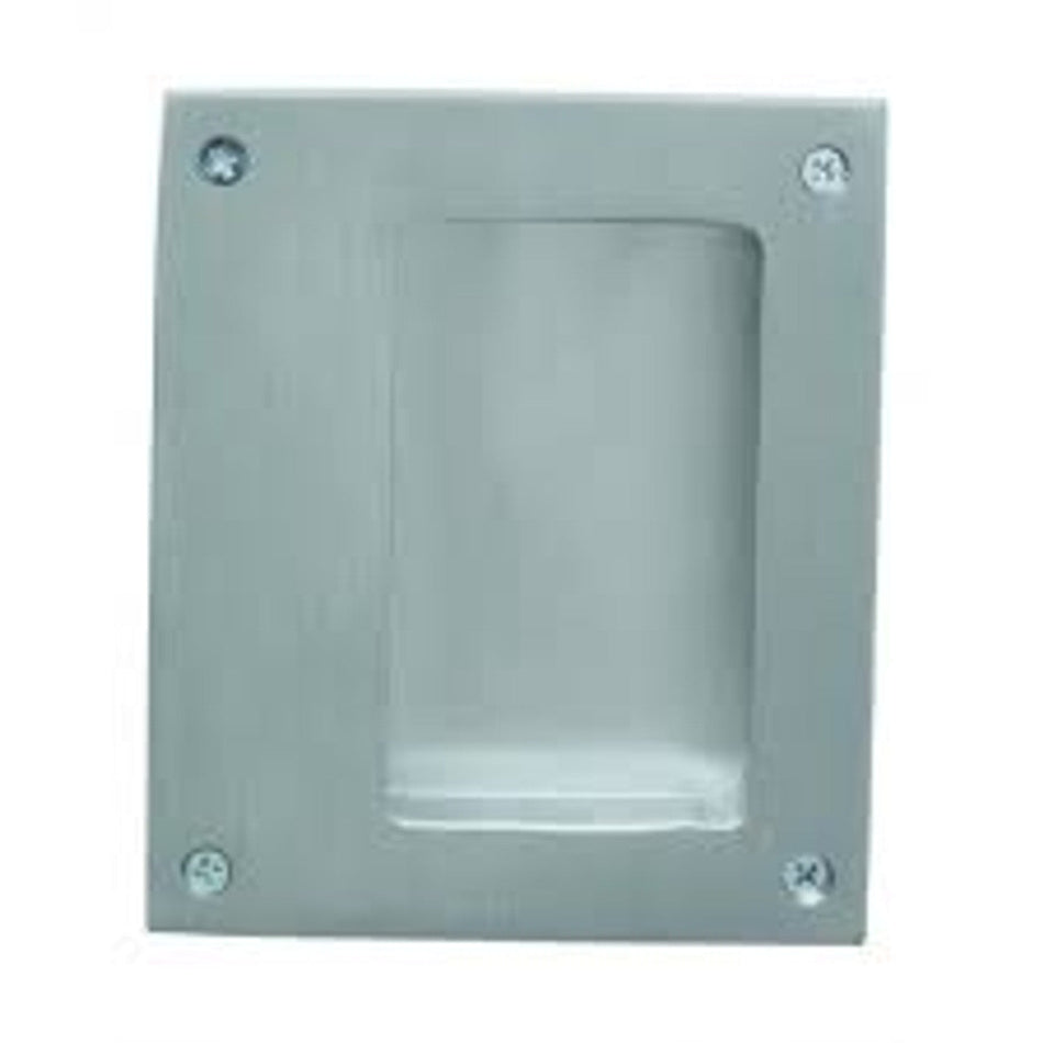 Ives - 955 Decorative Square Flush Pull - Deep Well