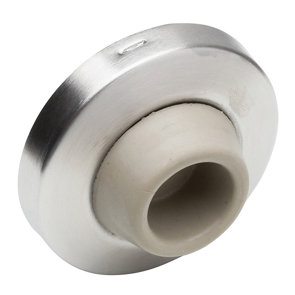 Ives - WS406/407CCV Wall Stop with Plastic Anchor (Concave rubber, with drywall and masonry anchors)