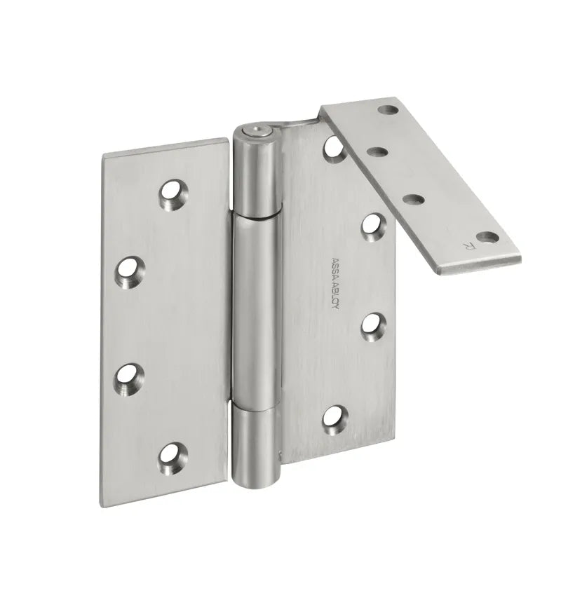 McKinney TA393 Stainless Steel Heavy Weight Full Mortise Three Knuckle Anchor Hinge Set: Concealed Door Closers