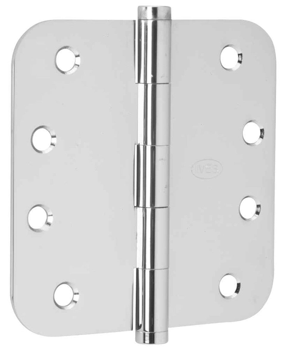 Ives - 1021RP Steel 5/8 Radius Rounded Corners Removable Pin 4 x 4 Plain Bearing Hinges (Quantity 3)