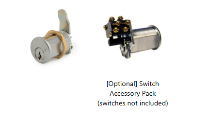 Olympus - 820S 1-23/32" Schlage C Keyway Cam Lock