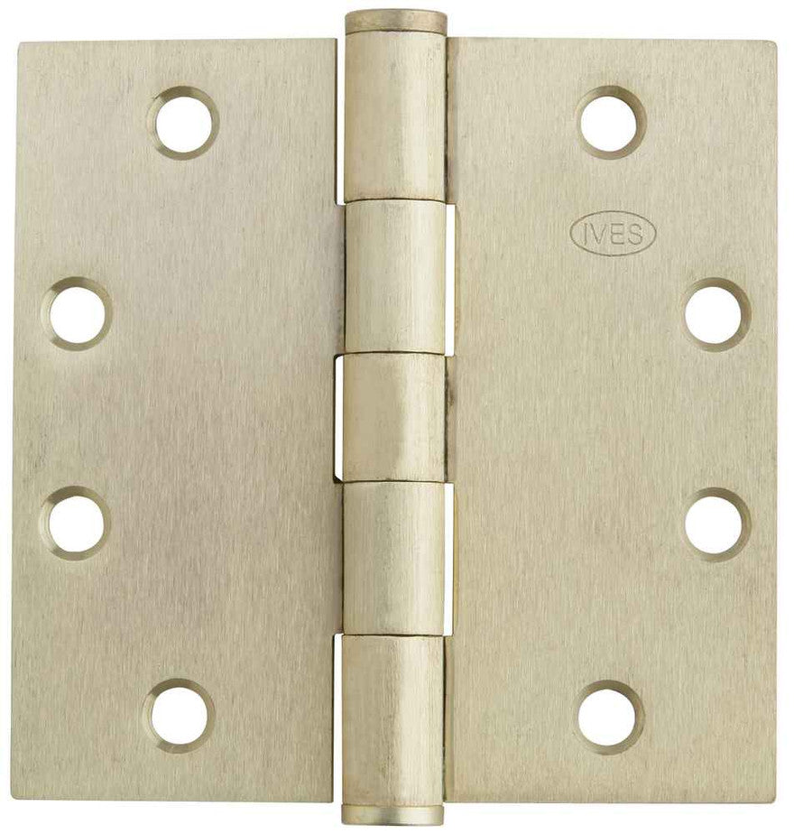 Ives - 5PB1 Steel Square Corner 5 Knuckle, Plain Bearing Full Mortise Hinge