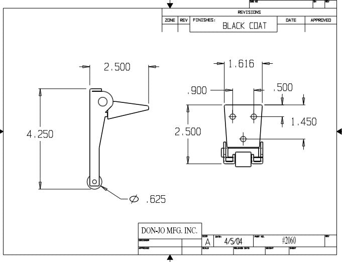 Don-Jo 2060 Carry Bar