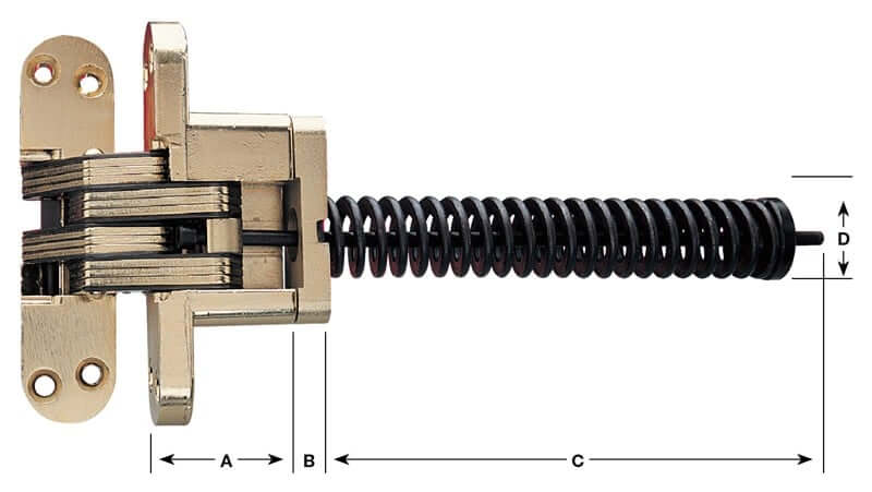Model 212IC Invisible Closer Hinge