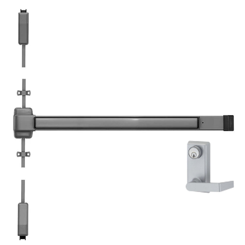 Von Duprin 2227L - Lever Surface Mounted Vertical Rod Device Von Duprin 22 Series