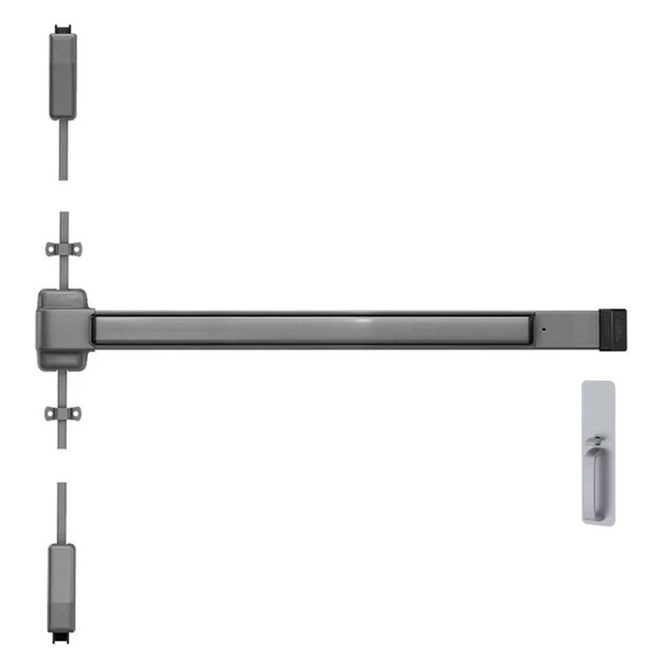 Von Duprin 2227TP-BE - Thumbpiece, Blank Escutcheon Surface Mounted Vertical Rod Device Von Duprin 22 Series