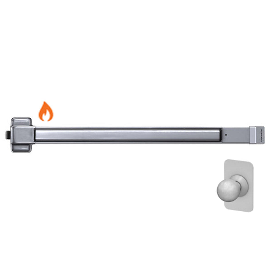 Von Duprin 22K-BE-F - Knob, Blank Escutcheon Rim Exit Device Von Duprin 22 Series - Fire Rated
