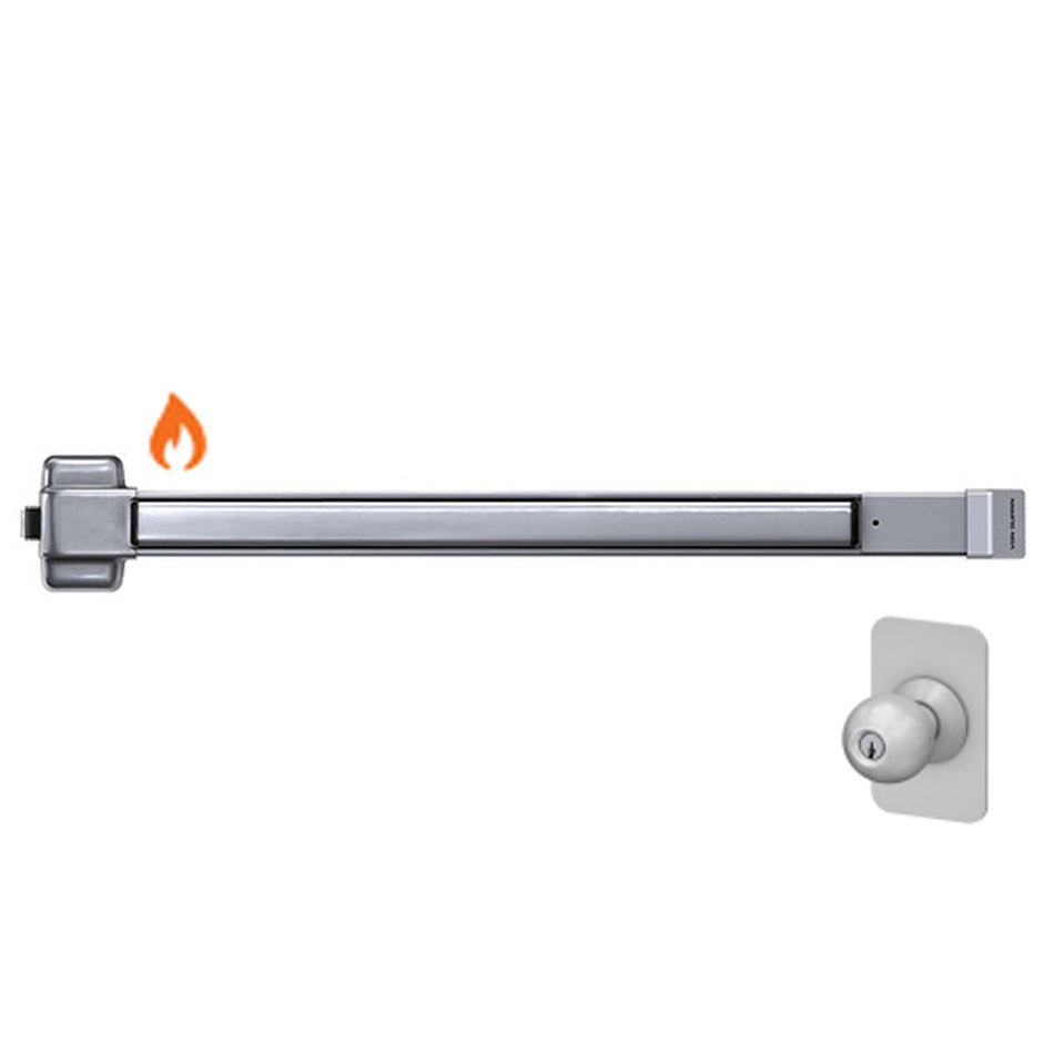 Von Duprin 22K-F - Knob Rim Exit Device Von Duprin 22 Series - Fire Rated