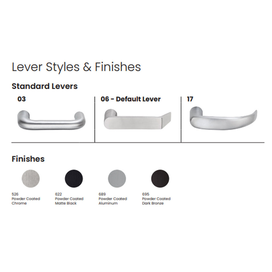 Von Duprin 230L - Lever Trim for 22 Series Exit Devices