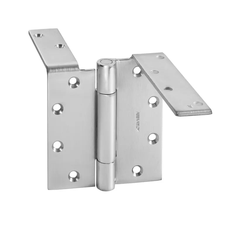 McKinney TA794 Steel Heavy Weight Full Mortise Three Knuckle Anchor Hinge Set: With 4" Door Leg
