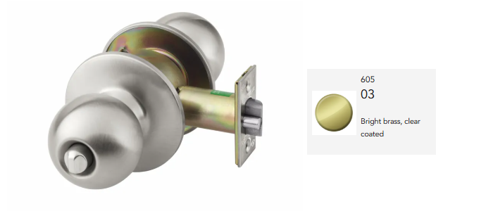 Sargent 8X Line - 8XU65 Privacy Bath/Bedroom Knob Lock
