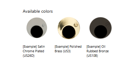 Olympus - 800LC Schlage Less Cylinder Drawer Deadbolt Lock