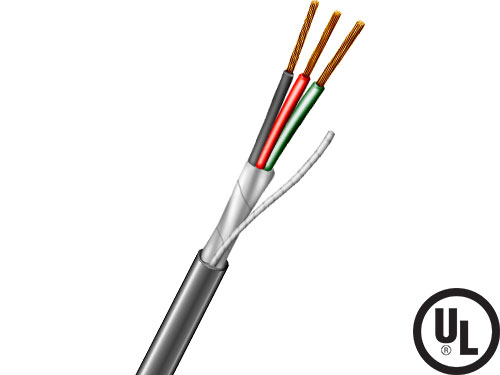 Aiphone 82180310C -  3 Conductor 18AWG, Shielded Wire, 1,000'
