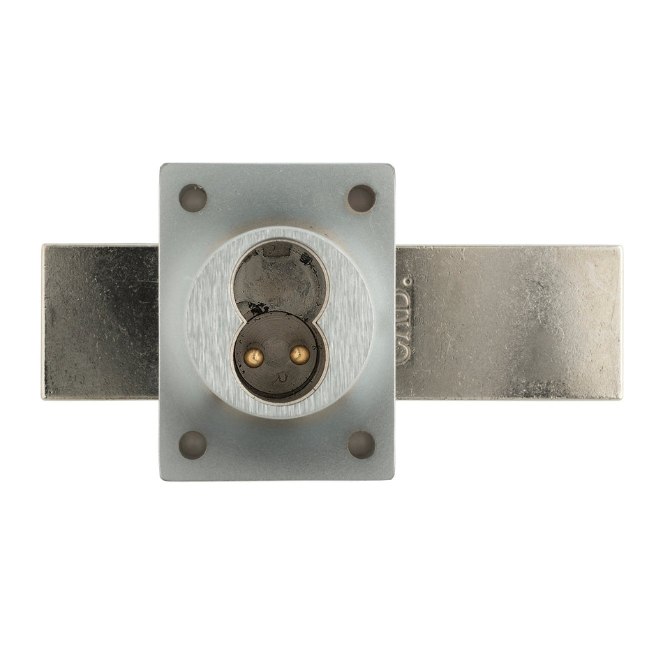 Olympus - 721DR 1-1/4" Door Deadbolt Lock Key-retaining Function (Key Removable in Locked Position Only)