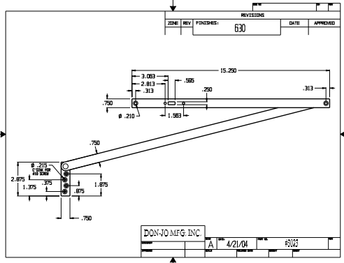 Don-Jo 3023 Concealed Stop