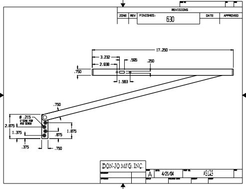 Don-Jo 3123 Surface Stop