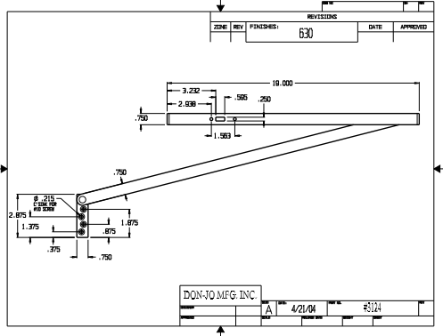 Don-Jo 3124 Surface Stop