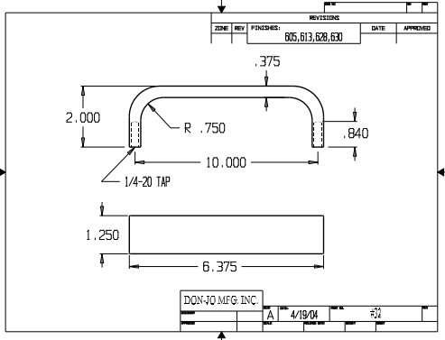 Don-Jo 32  Door Pull