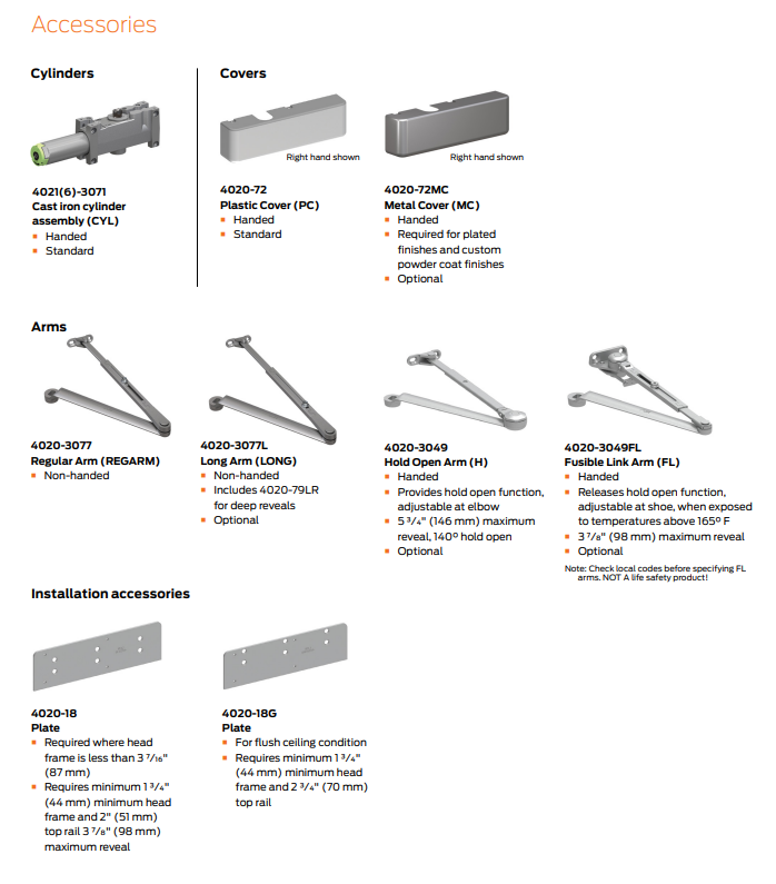 LCN 4021 Door Closer