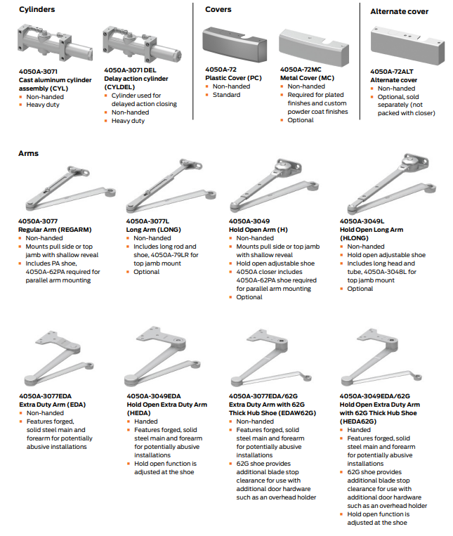 LCN 4050A Door Closer