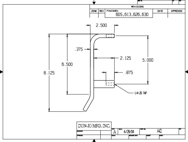 Don-Jo 42 Door Pull