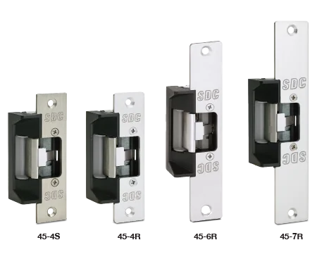SDC 45-4S 4-7/8” Square Corner Electric Strike For Hollow Metal