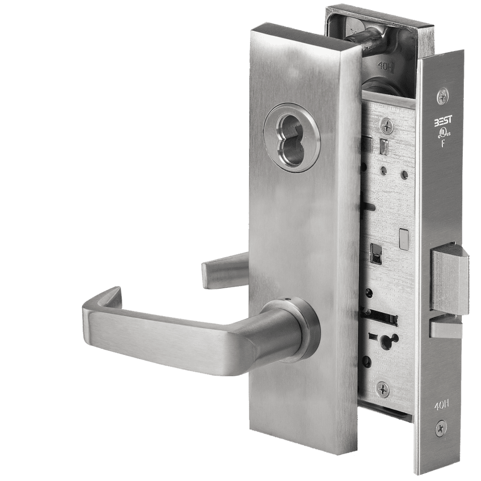 47H-7-W Storeroom Latch Function Mortise Lock Doubled Keyed
