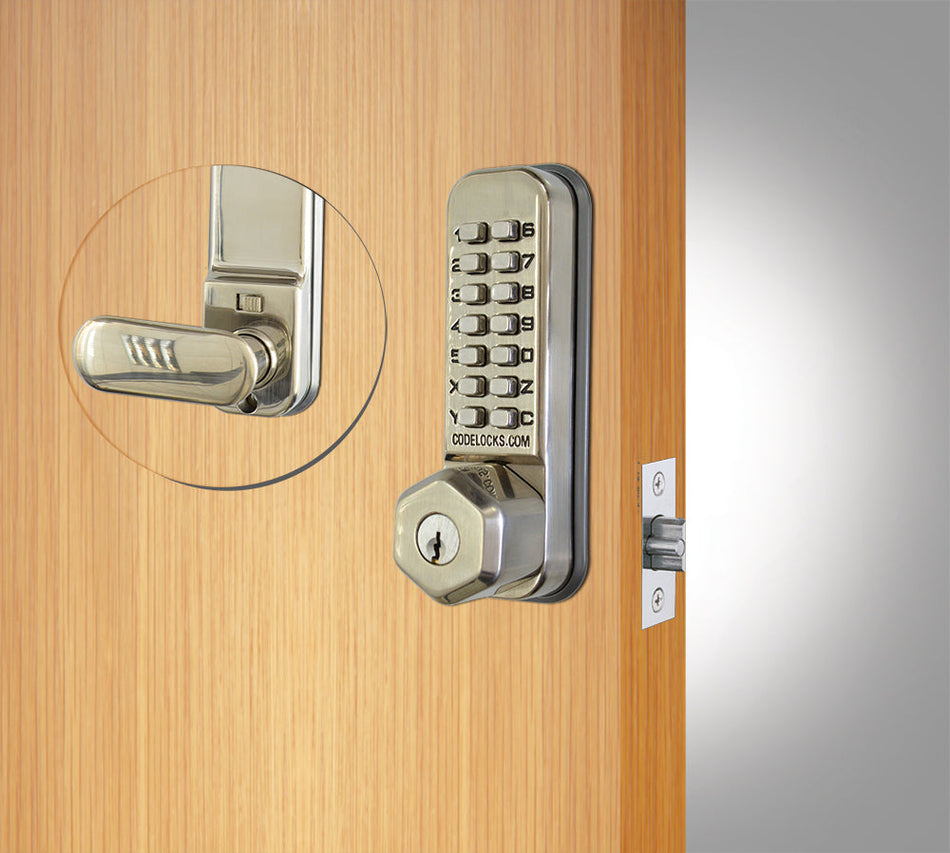 Codelocks CL250 / CL255 / CL290 Combination Latch Lock With Key Override