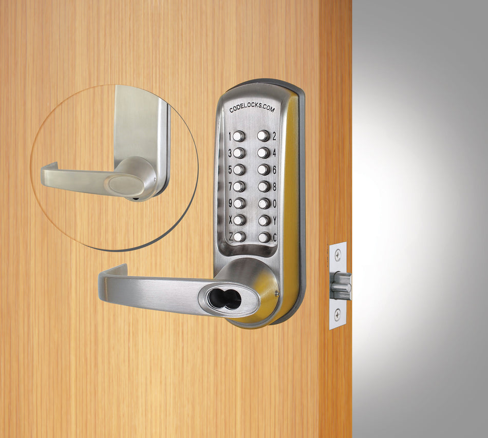 Codelocks CL610 / CL615 Heavy Duty Tubular Lever Lock Single Combination