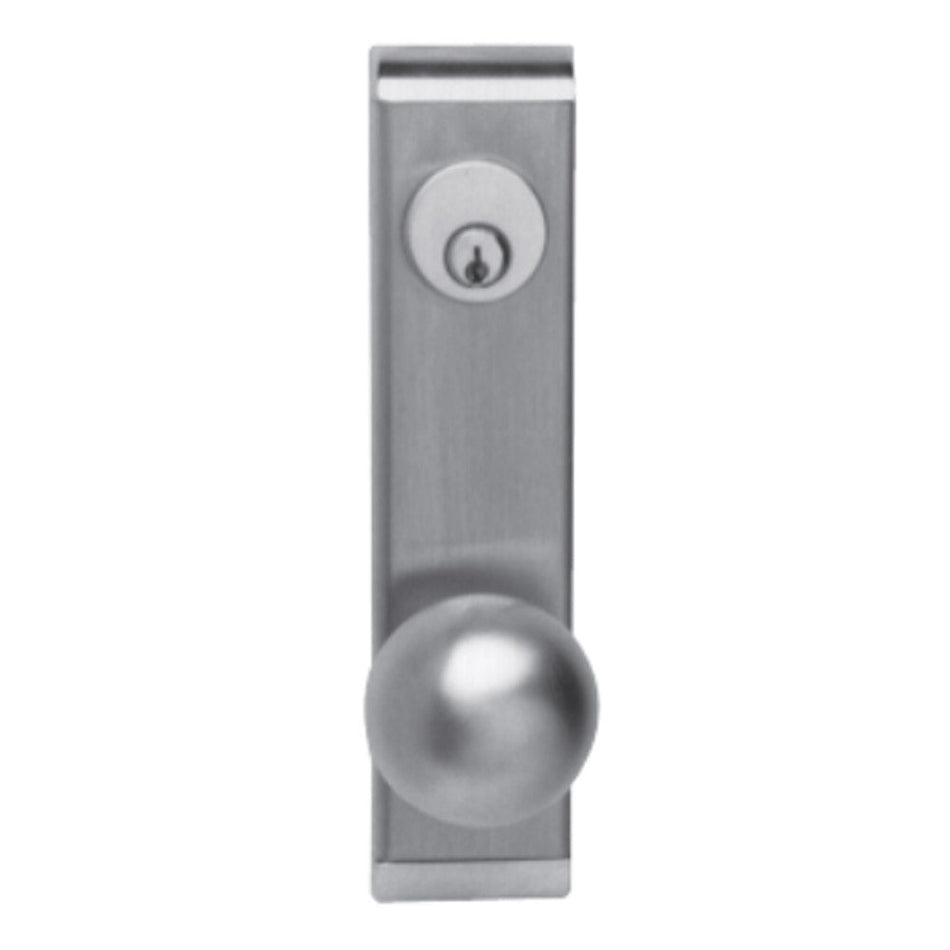 Falcon 711K-NL-C - Knob, Night Latch Exit Trim for 24 Series  - Concealed Vertical Rod