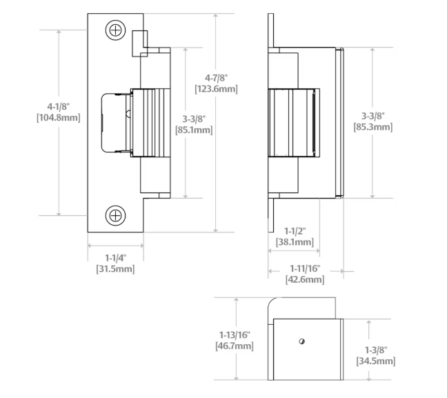 HES 7501 Grade 1 Fire Rated, Pre-Load Solution Electric Strike