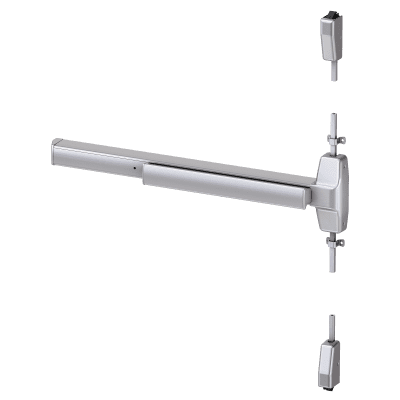 Von Duprin 7827EO Surface Vertical Rod Heavy Duty Wide Stile Exit Device