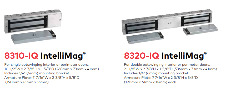 RCI 8310-IQ IntelliMag 1500LB Single Maglock