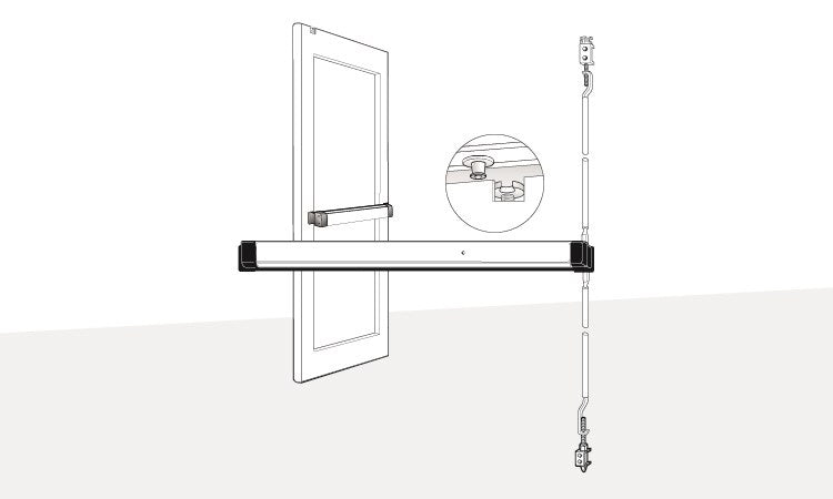 Adams Rite 8600 CVR Exit Device