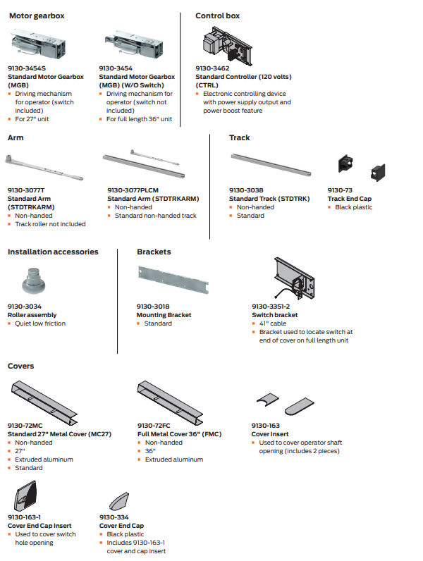LCN 9131 Door Operator Pull Side - Door Closer