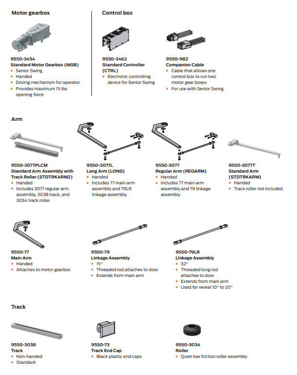 LCN 9553 Electromechanical Door Operator