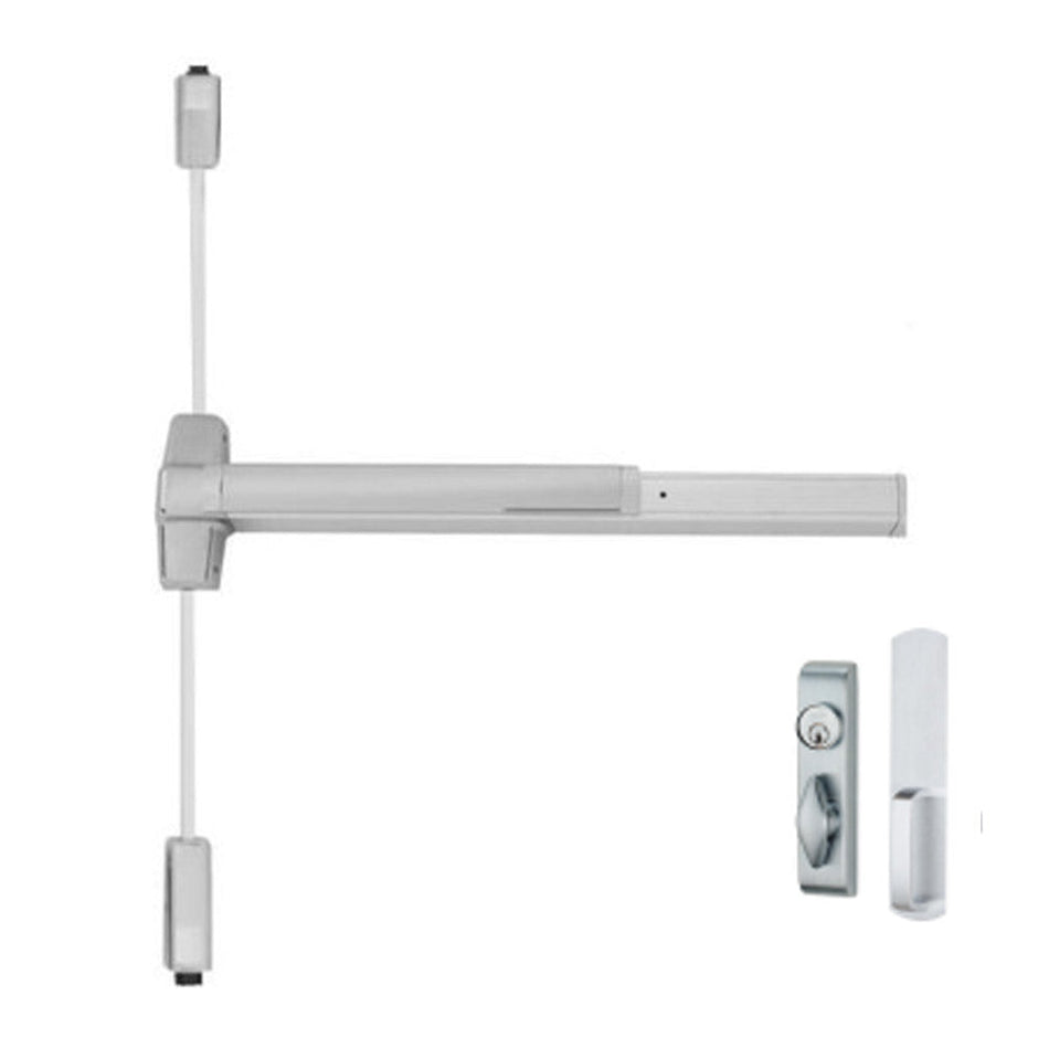 Von Duprin 9827TL/9927TL - Turn Lever, Surface Vertical Rod Device