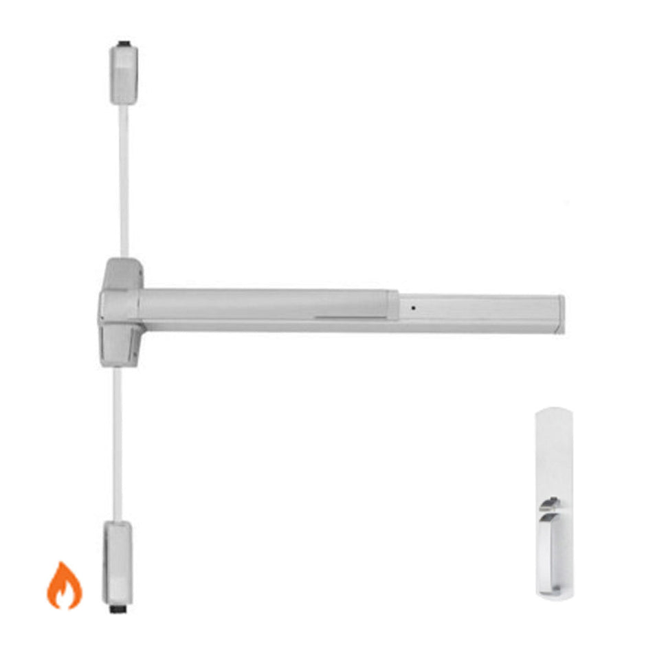 Von Duprin 9827TP-F/9927TP-F - Thumbpiece Surface Vertical Rod Device - Fire Rated