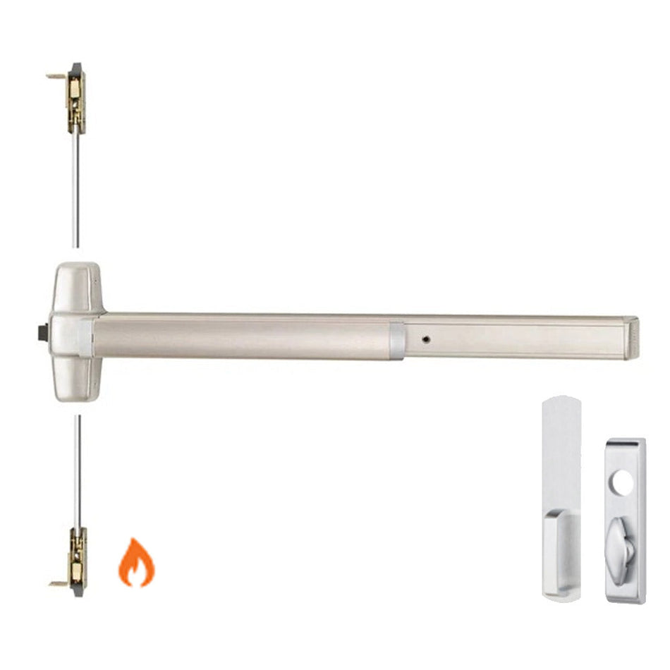Von Duprin 9847EOF/9947EOF - Exit Only Concealed Vertical Rod Device - Fire Rated