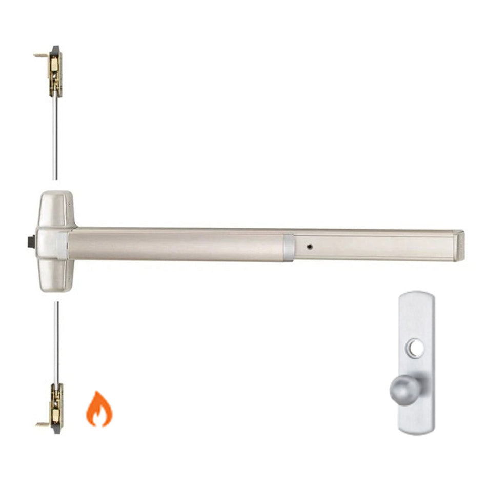 Von Duprin 9847K-NL-F/9947K-NL-F - Knob,Night Latch Concealed Vertical Rod Device - Fire Rated