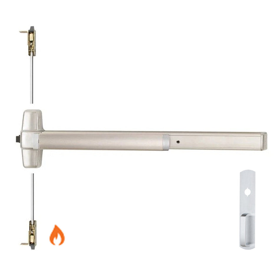 Von Duprin 9847NLF/9947NLF - Night Latch Concealed Vertical Rod Device - Fire Rated