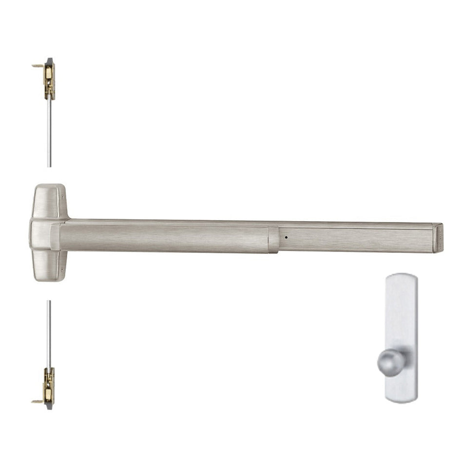 Von Duprin 9847WDC-K/9947WDC-K - Knob Wood Door Concealed Vertical Rod Device