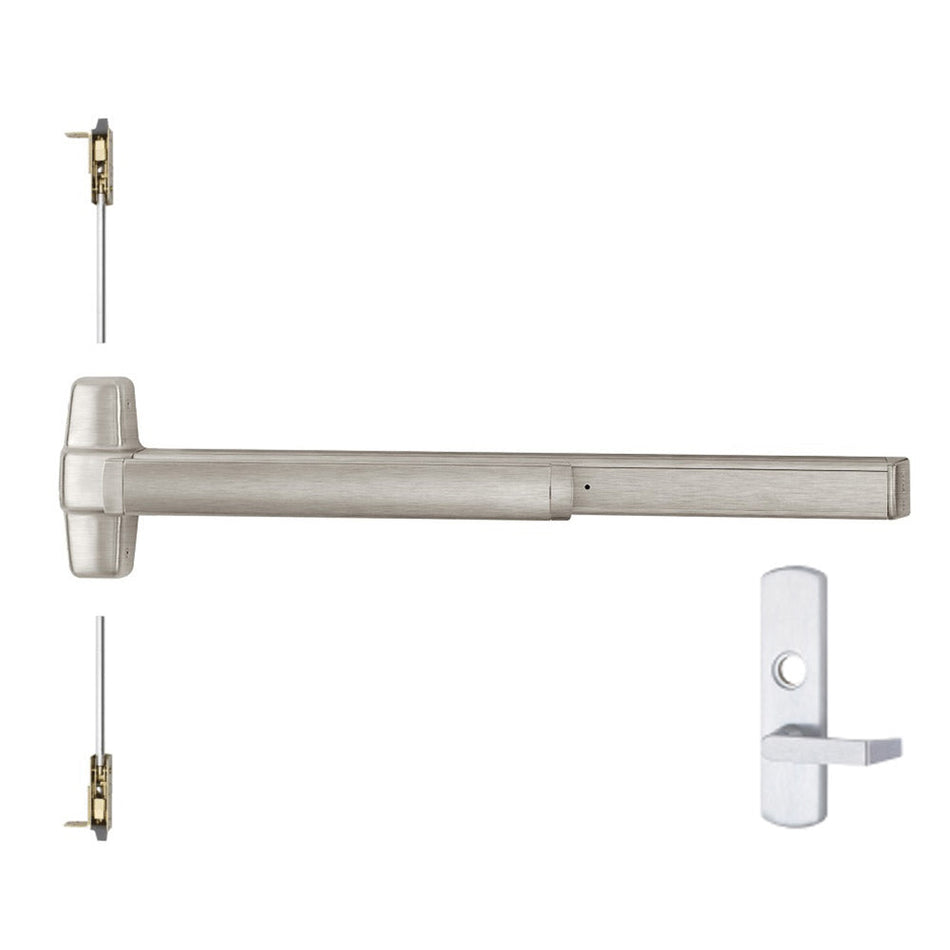 Von Duprin 9847WDC-TL-BE/9947WDC-TL-BE - Turn Lever, Blank Escutcheon Wood Door Concealed Vertical Rod Device