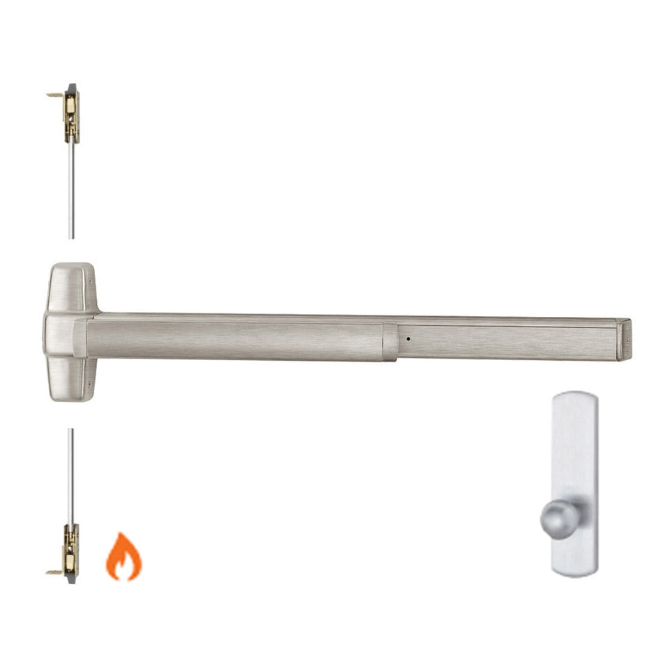 Von Duprin 9848K-NL-F/9948K-NL-F - Knob,Night Latch Concealed Vertical Rod Device - Fire Rated