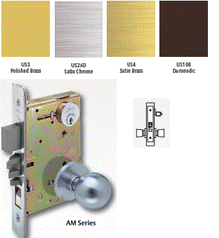 Arrow AM17 Classroom Motrise Knob Lock - Barzellock.com